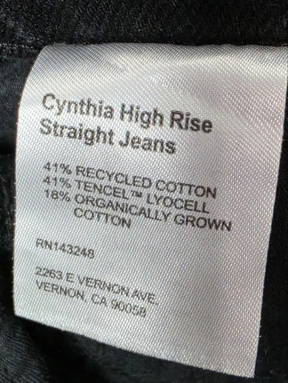 Reformation Cynthia High Rise Straight Leg Denim Jeans Casual Chic Minimalist.27